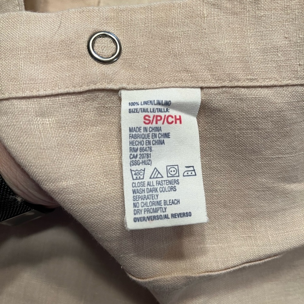 Vintage Tommy Linen Shirt - Picture 6 of 8